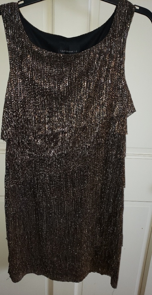 Sliver and gold shimmer dress